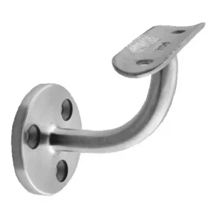 Držák madla na stěnu na trubku ø 42.4mm, broušená nerez K320 / AISI304 Novinka