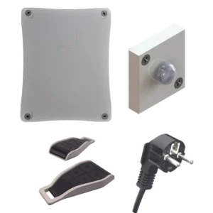 GARDEN BOX - kit pro ovládání 20 zahradních světel KEY. Kit obsahuje: elektroniku (BOXLED), noční senzor (QUADRO), 2x ovladač (KPLAY4R), napájecí kabel. Značkový