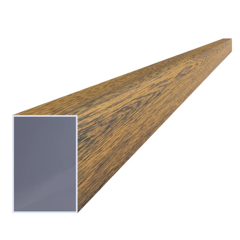 Nejprodávanější Jekl 60x40x1mm, práškový lak, struktura ORECH, L-6000mm