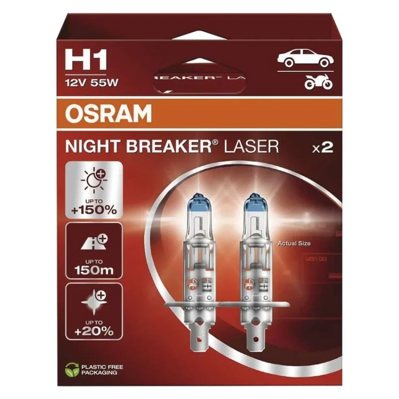 Akce Autožárovka OSRAM H1 55W 12V DUOBOX