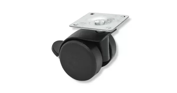 ADOBY Kolečko otočné d40 s montážní deskou a brzdou Must-Have