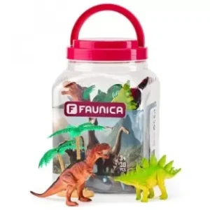 Zvířátka figurky sada v MEGA tubě-Dinosauři Originální