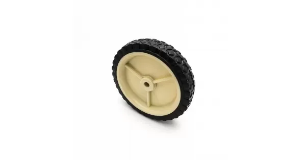 ADOBY Kolečko plné d180/d12/50kg, plastový disk, černý kaučuk, kluzné ložisko Omezená Nabídka