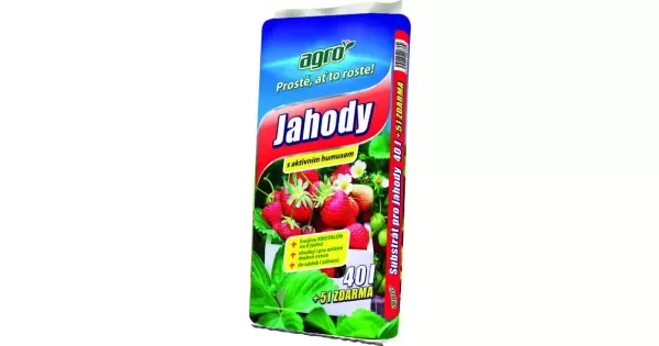 AGRO Substrát pro jahody 40L +5L Nová Kolekce