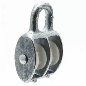ADOBY Lanová kladka dvojitá 40mm s etiketou Levný