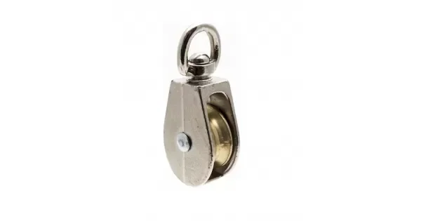 ADOBY Kladka jednoduchá s otočným zavěšením 50 mm 2" niklovaná s etiketou Zlevněný