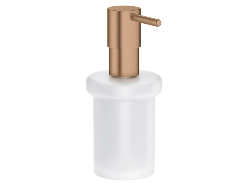 Levný Grohe Dávkovač mýdla GROHE Essentials bez držáku kartáčovaný Warm Sunset G40394DL1