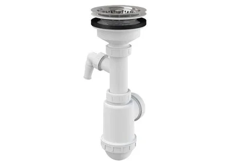 Sifon Dřezový S Nerezovou Mřížkou Pr.115 Mm A Přípojkou ALC-A446P Rychlé Dodání